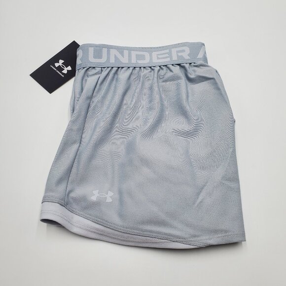 Under Armour UA Play Up 2.0 Women's Shorts Athletic Training Mod Gray Size M NEW - Picture 3 of 3